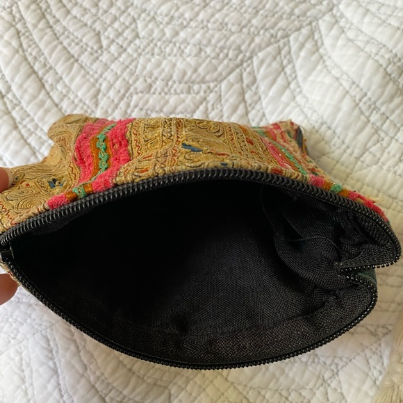 VINTAGE Tibetan cloth coin purse - Picture 5 of 5